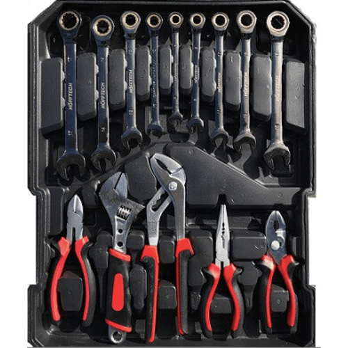 Hofftech Boîte à outils de 186 pièces