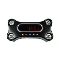 MSM Metric Handle Bar Top Clamp 22mm Black Anodised