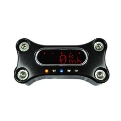 MSM Metric Handle Bar Top Clamp 22mm Black Anodised