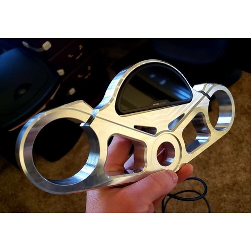 BMW K75 K100 K1100 K1 Top triple clamp for Motoscope pro - USD fork