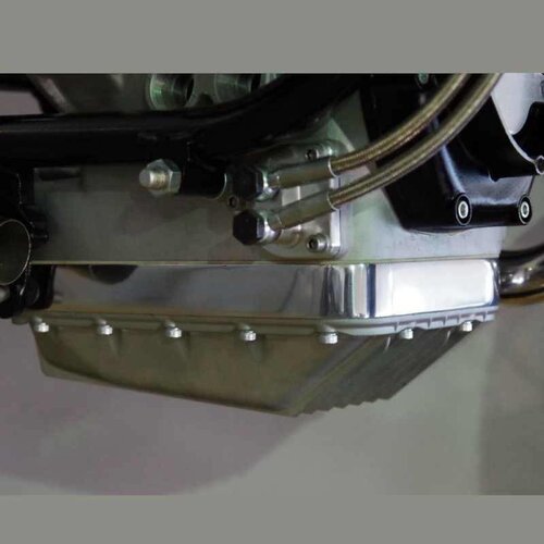 Siebenrock Oliecarter afstandsring '' gepolijst voor BMW R2V