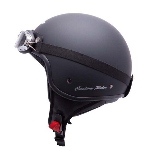 MT Helmets Custom Rider Matte Black Jet Helmet