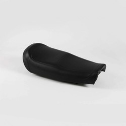 Seat S black firm with smooth cover for BMW R 90S first series