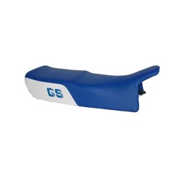 Double seat GS Paralever, wit blauw, laag with LOGO