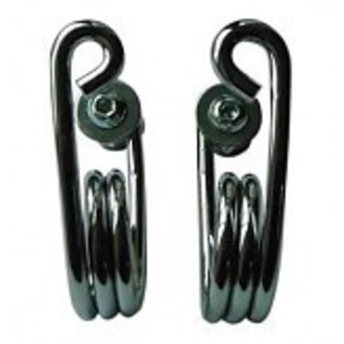 Haarspeld Veren Chroom 2 inch met Bevestigingskit