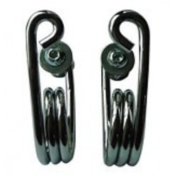 Ressorts en épingle chromés 3" avec kit de montage