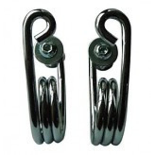 Ressorts en épingle chromés 3" avec kit de montage