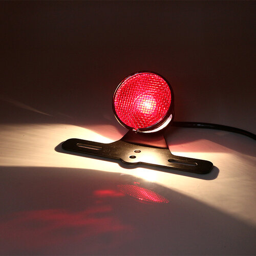 Mesh Cafe Tail Light with plate holder - Type 2