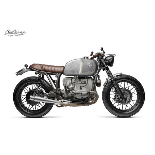 Spark Trompeten-Schalldämpfer-Set (2) Mattschwarz - Homologiert BMW R100