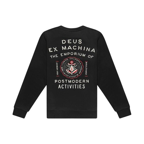DEUS Venice Adress Crew Sweater Noir
