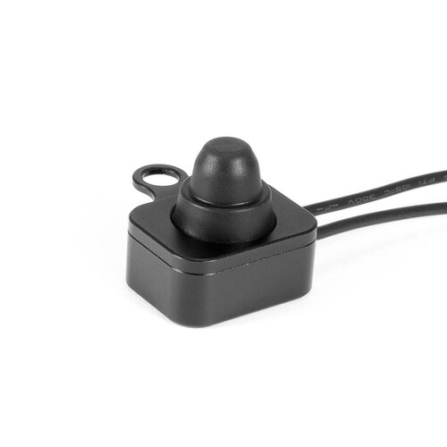 Interrupteur de feux auxiliaires en aluminium CNC noir