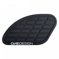 Tank path mat black left and right 17 CM X 9,35 CM (choose your color)