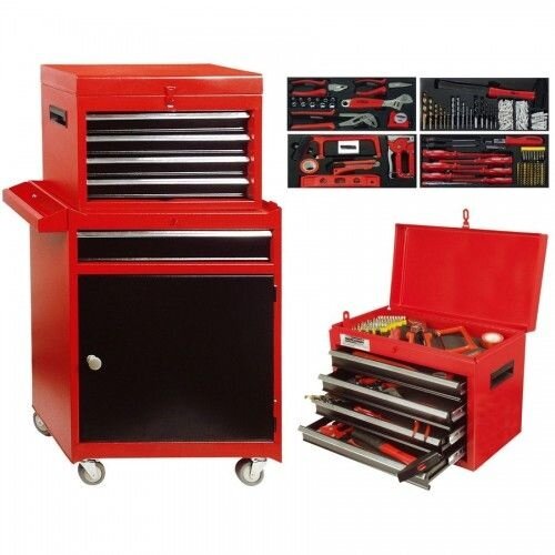 Mannesmann Tool trolley filled with 4 drawers