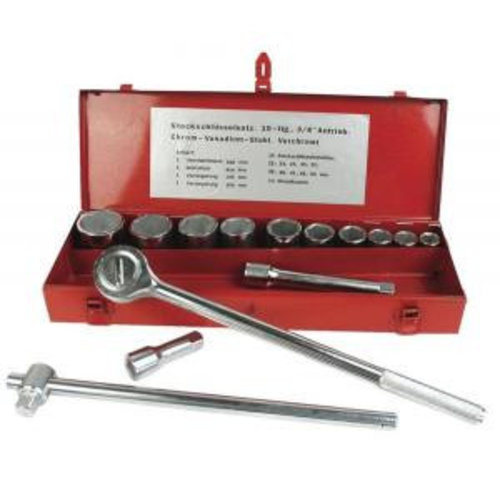 Mannesmann Kit de clés fermées 3/4" - 15 pièces