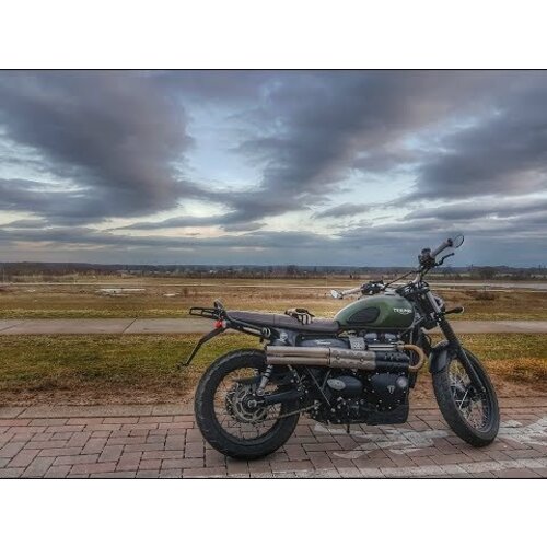 Fusil de chasse à canon coulissant style Triumph Street Scrambler 900 ABS