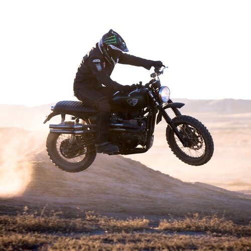 Slip-on Auspuff Shotgun Style  Triumph Street Scrambler 900 ABS