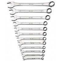 Steek-ringsleutelset 12dlg DIN