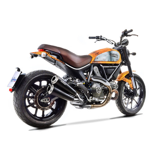 Leo Vince GP Dual Slip-on Schalldämpfer Ducati Scrambler ECE