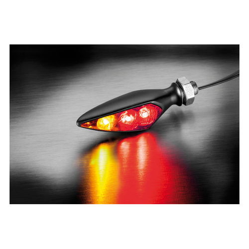 Kellermann Rhombus S DF Dark achterlicht / knipperlicht