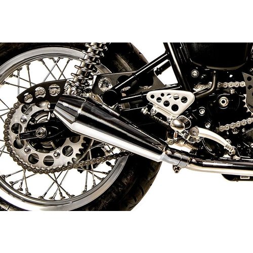 British Customs Shorty predator Pro Slip-on uitlaat voor Thruxton 900 04-15