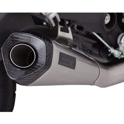 Sport Slip-on Exhaust Brushed / Carbon Ducati Scrambler 15-18
