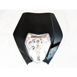 Cross / Enduro Kapje met Koplamp + Straps Type 2