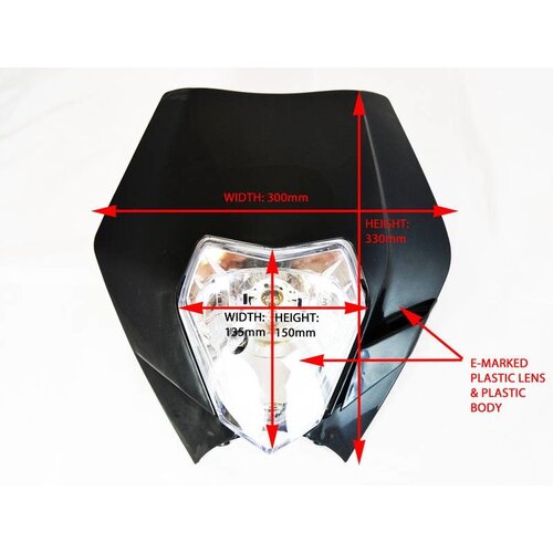 Cross / Enduro Verkleidung + Straps Type 2