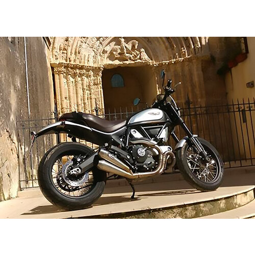 Spark Classic Exhaust Muffler Stainless Steel Ducati Scrambler 803