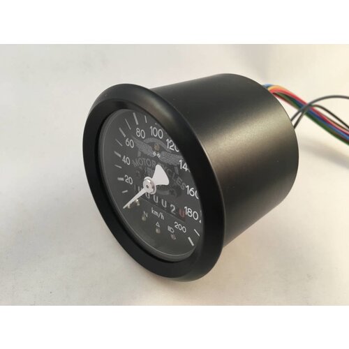 Compteur kilométrique noir BMW 60MM + 4 fonctions
