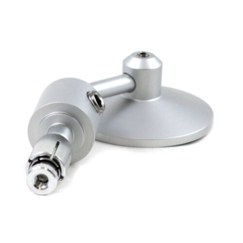 Set Bar End Spiegels met Stuurgewicht Zilver