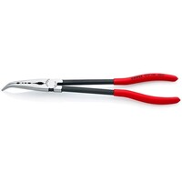 Telephone Pliers Bent with Rippled Grip