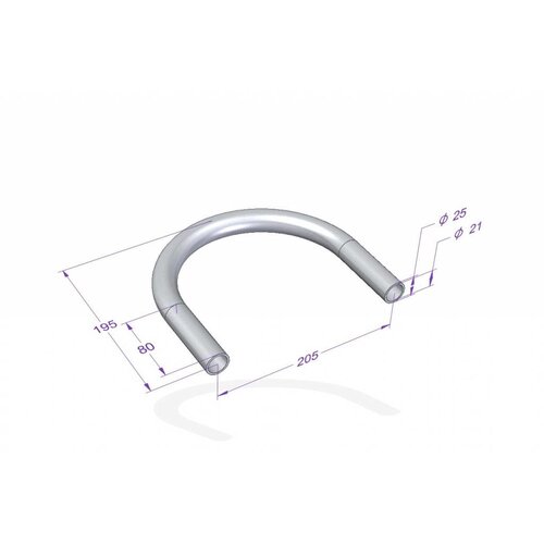 Yamaha SR500 - Heckbogen