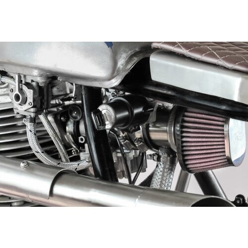 Yamaha SR400 - Support d'allumage en acier inoxydable