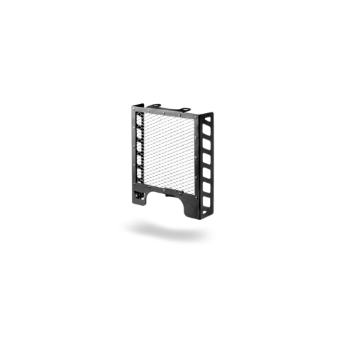 C.Racer Radiator Guard for Royal Enfield Interceptor 650 / Continental GT 650 Black / Silver