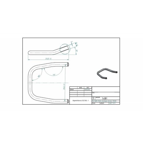 Yamaha XS400 - Rear loop