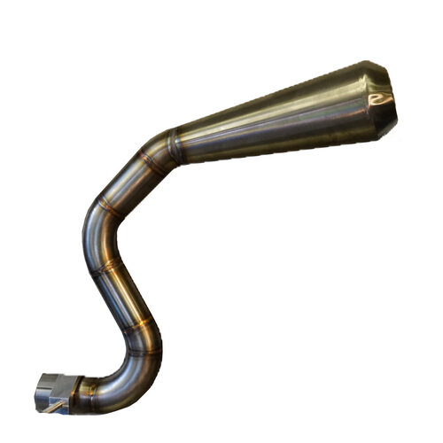 RMR High Mount Exhaust Link-pipe BMW K100 (stainless steel)
