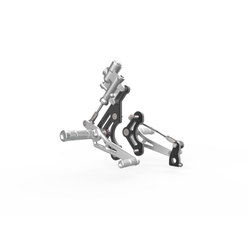 PowerBrick Rearset 2.0 kit for the BMW K75, K100 & K1100