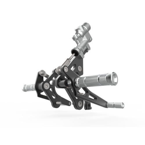 PowerBrick Rearset 2.0 kit for the BMW K75, K100 & K1100