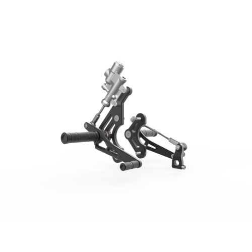 PowerBrick Rearset 2.0 kit for the BMW K75, K100 & K1100