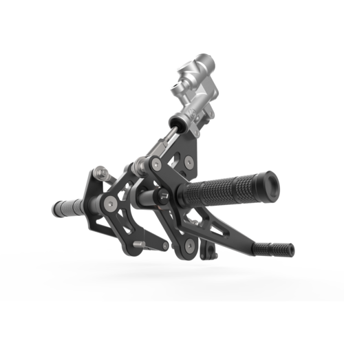 PowerBrick Rearset 2.0 kit for the BMW K75, K100 & K1100