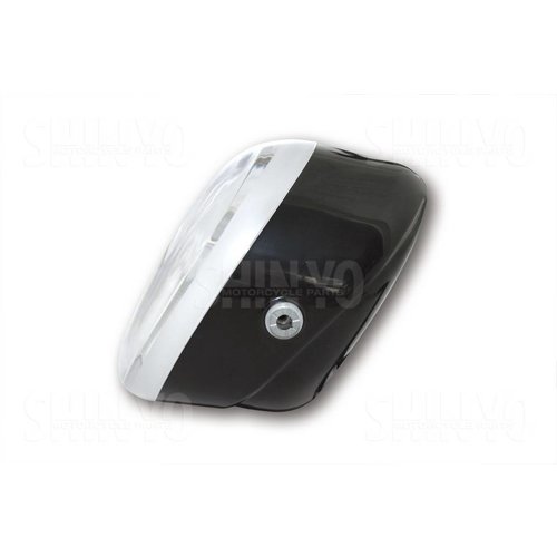 Shin Yo Universal Scheinwerfer OVAL mit Standlicht, schwarz