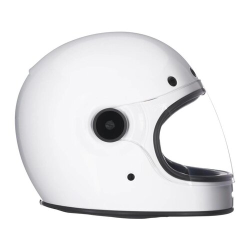 Casque blanc style classique Bullit