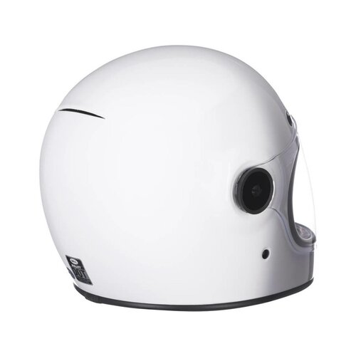 Casque blanc style classique Bullit