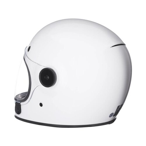 Casque blanc style classique Bullit