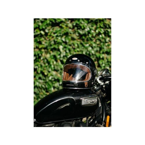 Bell Casque noir style classique Bullit