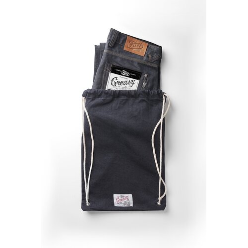 "Greasy" Denim Broek