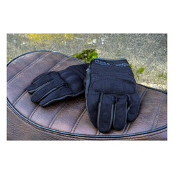 FNGR Gants de moto Textile FNGR Noir