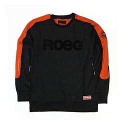 Randy Sweater Black / Orange