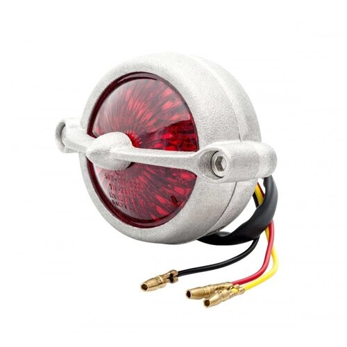 Motone Bel Air Tail Light + Fender Mount Kit - Shot Blast