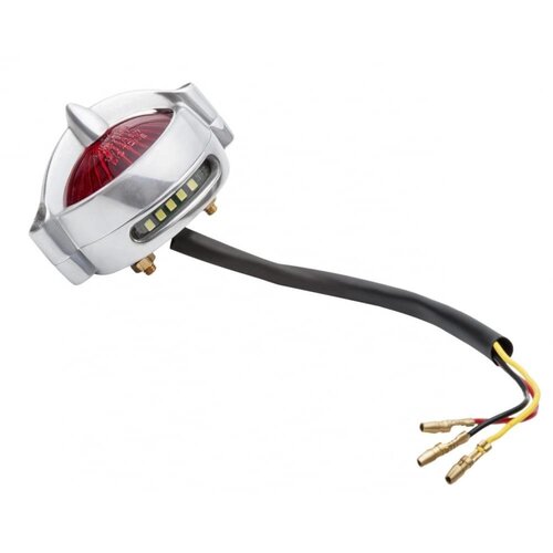 Motone Bel Air Tail Light + Fender Mount Kit - Polished
